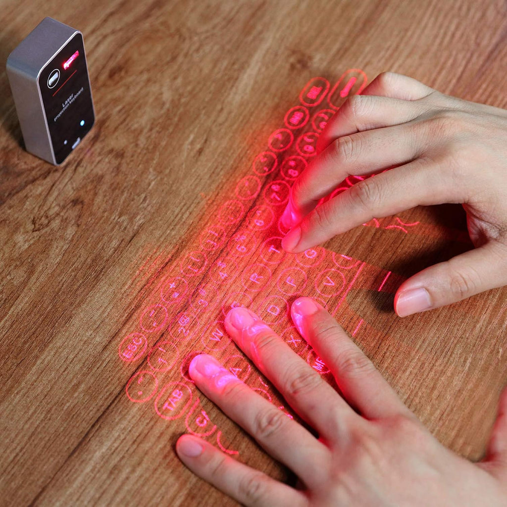 Laser Keyboard, Virtual Wireless Bluetooth Portable Projection Keyboard for Smart Phone PC Tablet Laptop